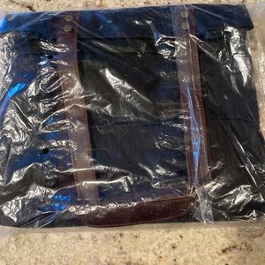 Black canvas bag